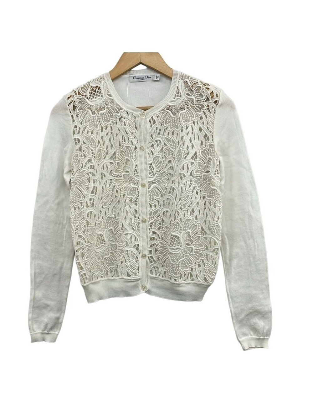 Dior Cardigan US 6 Ivory